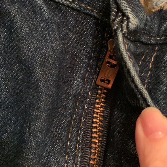 Wrangler Riggs MEN like new 33 x 31 heavy duty work wear denim blue jeans EUC - Picture 10 of 14